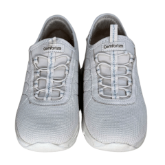 Tênis ComfortFlex 2590406 Lycra Paris Creme