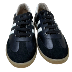 Tênis JGean GP0001 Couro Natural Preto