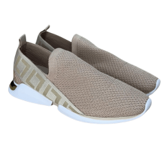 Tênis Luz da Lua 58650400 Space Knit Gorgurão Bege Frappe