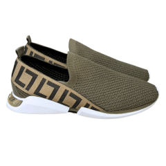 Tênis Luz da Lua 58650400 Space Knit Verde Oliva