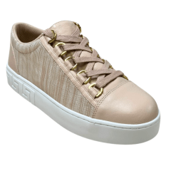 Tênis Luz da Lua 59160009 Couro Natural Saara Bege