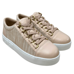 Tênis Luz da Lua 59160009 Couro Natural Saara Bege