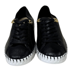 Tênis Luz da Lua 60130041 Couro Natural New Ridge Preto