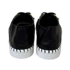 Tênis Luz da Lua 60130041 Couro Natural New Ridge Preto