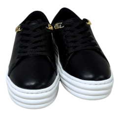Tênis Luz da Lua 60230011 Couro Natural New Ridge Preto