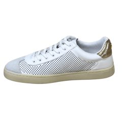 Tênis Luz da Lua 60710005 Couro Natural Saara Branco