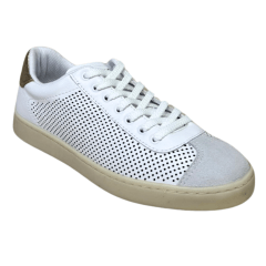 Tênis Luz da Lua 60710005 Couro Natural Saara Branco