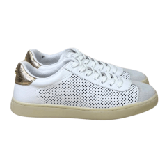 Tênis Luz da Lua 60710005 Couro Natural Saara Branco