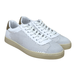 Tênis Luz da Lua 60710005 Couro Natural Saara Branco