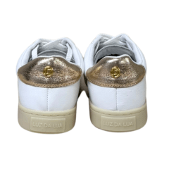 Tênis Luz da Lua 60710005 Couro Natural Saara Branco