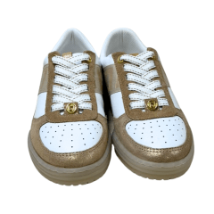 Tênis Luz da Lua 60780003 Couro Natural Saara Branco