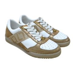 Tênis Luz da Lua 60780003 Couro Natural Saara Branco
