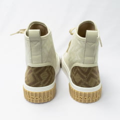 Tênis Luz da Lua 80140001 Jacquard Saara Bianco Off White