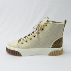 Tênis Luz da Lua 80140001 Jacquard Saara Bianco Off White