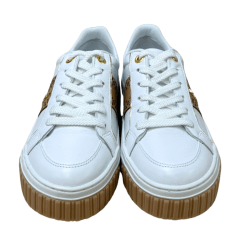 Tênis Luz da Lua 80140030 Couro Natural Saara Bianco