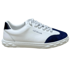 Tênis Luz da Lua 80900002 Couro Natural Bianco Netuno
