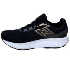 Tênis New Balance 520 V9 Fresh Foam Preto Bege
