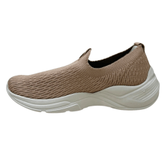 Tênis Pegada 218833-02 Tecido Knit Bege