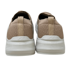 Tênis Pegada 218833-02 Tecido Knit Bege