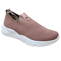 Tênis Pegada 218851-01 Cabedal Crochet Rose