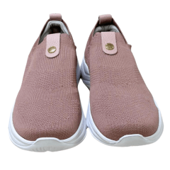 Tênis Pegada 218851-01 Cabedal Crochet Rose