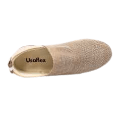 Sapatênis Usaflex AC7607 Slip On Malha Lurex com Verniz