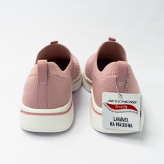 Tênis Skechers 124409 Go Walk Arch Fit Iconic Rosa