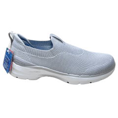 Tênis Skechers 124530BR Go Walk 6 Vibrant Smile Cinza