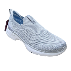 Tênis Skechers 124530BR Go Walk 6 Vibrant Smile Cinza