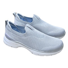 Tênis Skechers 124530BR Go Walk 6 Vibrant Smile Cinza