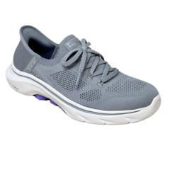 Tênis Skechers 125213 Go Walk 7 Via Slip-Ins Cinza
