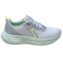 Tênis Skechers 150562 Skech Cloud Smooth Wave Cinza Claro