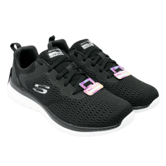 Tênis Skechers 12604BR Bountiful Quick Path Black and White