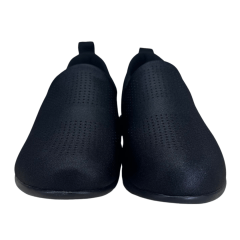 Tênis Usaflex AF0607 Tecido Elastano Slip On Preto