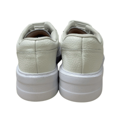 Tênis Usaflex AM0100 Couro Natural Branco