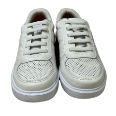 Tênis Usaflex AM0100 Couro Natural Branco