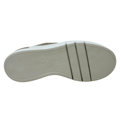 Tênis Usaflex AM0100 Couro Natural Fendi