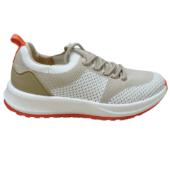 Tênis Usaflex AO1500 Poofy Tricot Branco