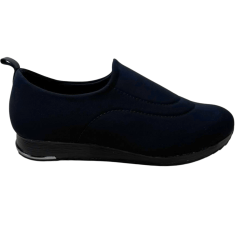 Tênis Usaflex UD2100 Slip com tecido Hidrorepelente Preto