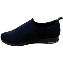Tênis Usaflex UD2100 Slip com tecido Hidrorepelente Preto