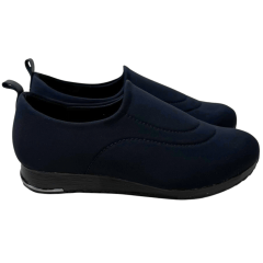 Tênis Usaflex UD2100 Slip com tecido Hidrorepelente Preto
