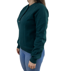 Blusa Casual Rosa TatuadaFit  9705 Newport com botões Verde