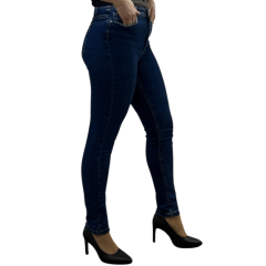 Calça Visual Jeans 102904 Midi Feminina Azul Jeans 