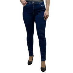 Calça Visual Jeans 102904 Midi Feminina Azul Jeans 