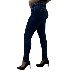 Calça Visual Jeans 102904 Midi Feminina Azul Jeans 