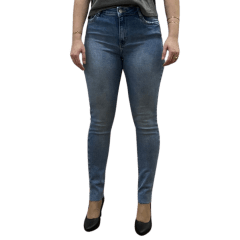 Calça Visual Jeans 102905 Midi Feminina Jeans 