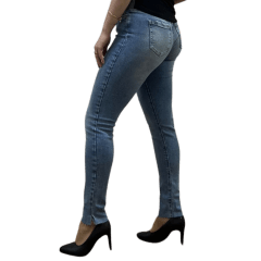 Calça Visual Jeans 102905 Midi Feminina Jeans 