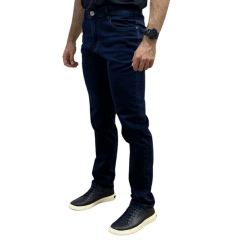 Calça Visual Jeans 251708 Slim Masculina Marinho 