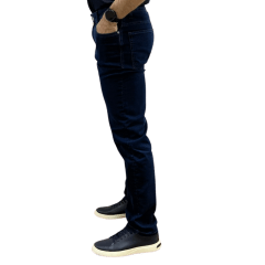 Calça Visual Jeans 251708 Slim Masculina Marinho 