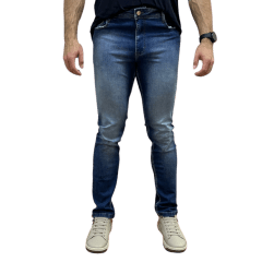 Calça Visual Jeans 251716 Slim Masculina Marinho 
